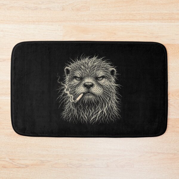 Item preview, Scruffy Otter Smoking Cigarette designed and sold by gunaone-design.