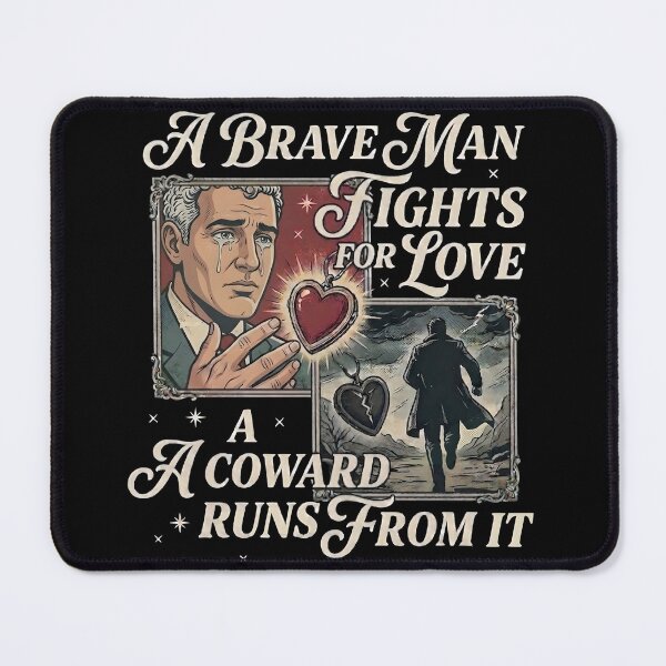 Item preview, A Brave Man Fights For Love Vintage Comic Aesthetic designed and sold by MAGICKEY2024.