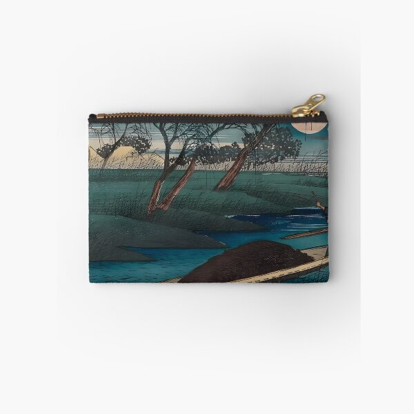 Item preview, Funny Cat in Japanese Woodblock Print Parody - Seba by Hiroshige designed and sold by PurrfectHome.
