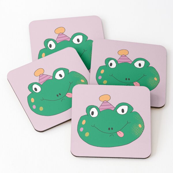 Item preview, Birthday Party Freddy Frog Head (Purple) designed and sold by yellowflowerhut.