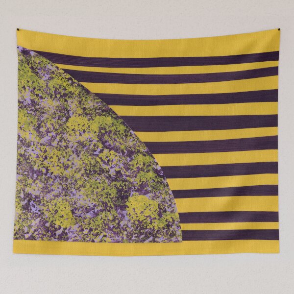 Item preview, Geometric Abstract Flower with Stripes designed and sold by Kristy Carpenter.