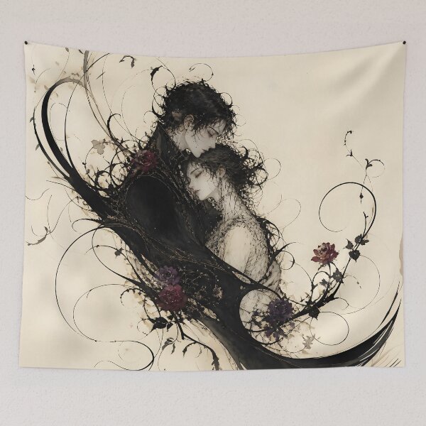 Item preview, Two Souls Entwined in Gothic Romance designed and sold by Marcu Ioachim.