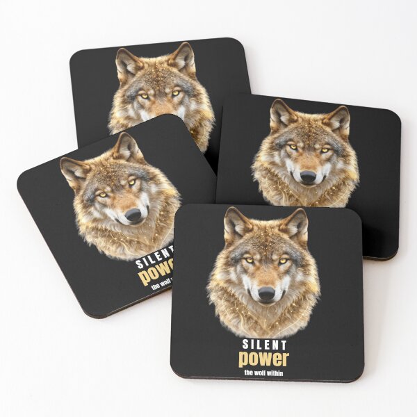 Item preview, Silent Power Wolf Motivational Design designed and sold by Hayir Design.