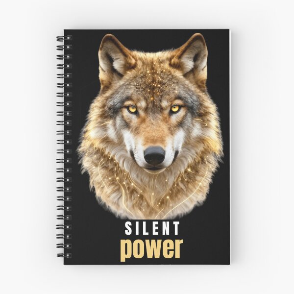 Item preview, Silent Power Wolf Motivational Design designed and sold by Hayir Design.
