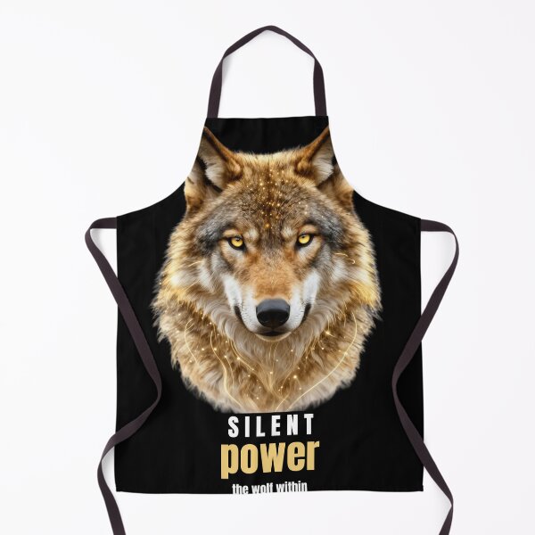 Item preview, Silent Power Wolf Motivational Design designed and sold by Hayir Design.