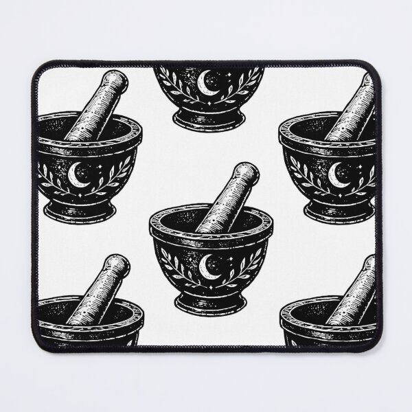Item preview, Mystic Montar & Pestle | Herbal Witchcraft Illustration  designed and sold by Marianarcezar.