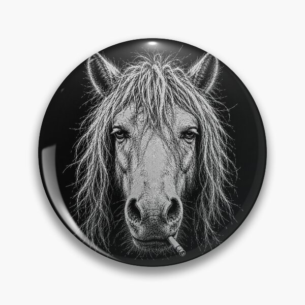 Item preview, Scruffy Horse Smoking Cigarette designed and sold by gunaone-design.