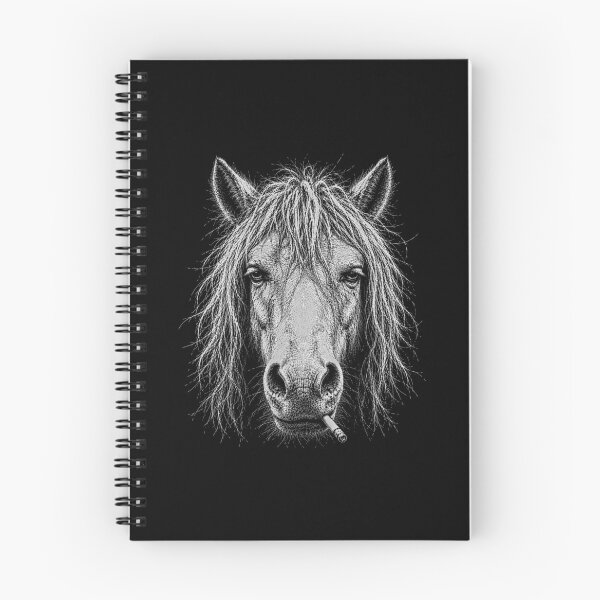 Item preview, Scruffy Horse Smoking Cigarette designed and sold by gunaone-design.