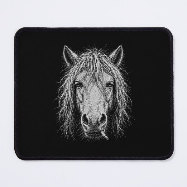 Item preview, Scruffy Horse Smoking Cigarette designed and sold by gunaone-design.