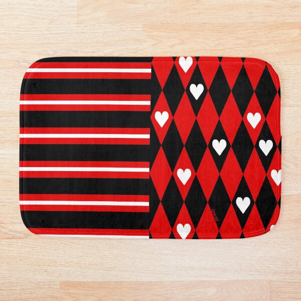 Item preview, Arlequín rojo y negro designed and sold by JanGrackle.