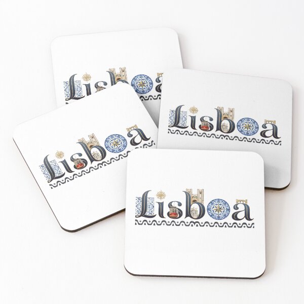 Item preview, Elegant Lisbon Portugal Typography Design designed and sold by Paulo Costa Dias.