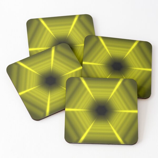 Item preview, Yellow Hexagonal Tunnel designed and sold by Electric Shock!! Design.