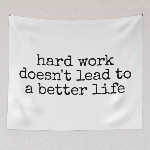 Item preview, Hard Work Reality Anti Hustle Culture designed and sold by SweetLog.