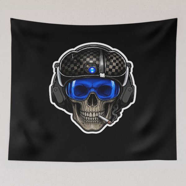 Item preview, Fighter Jet Helmet with Skull designed and sold by devinswy.