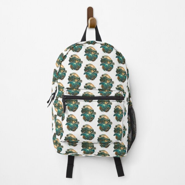 Item preview, Cairns Sea Turtle Art | Great Barrier Reef Double Exposure | Tropical Ocean Vintage Illustration designed and sold by Moh-nd-Eg.