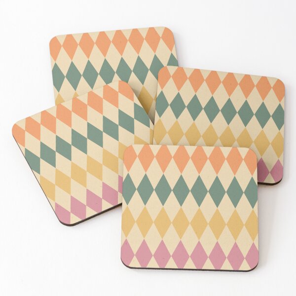 Item preview, Colorful Harlequin Diamond Pattern designed and sold by lauragraves.