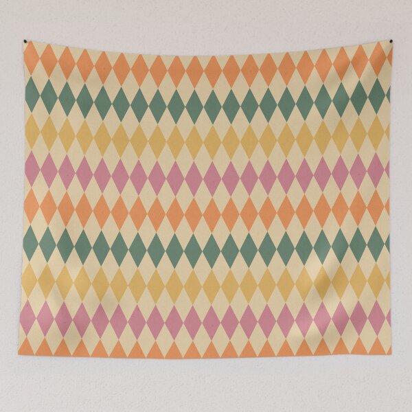 Item preview, Colorful Harlequin Diamond Pattern designed and sold by lauragraves.