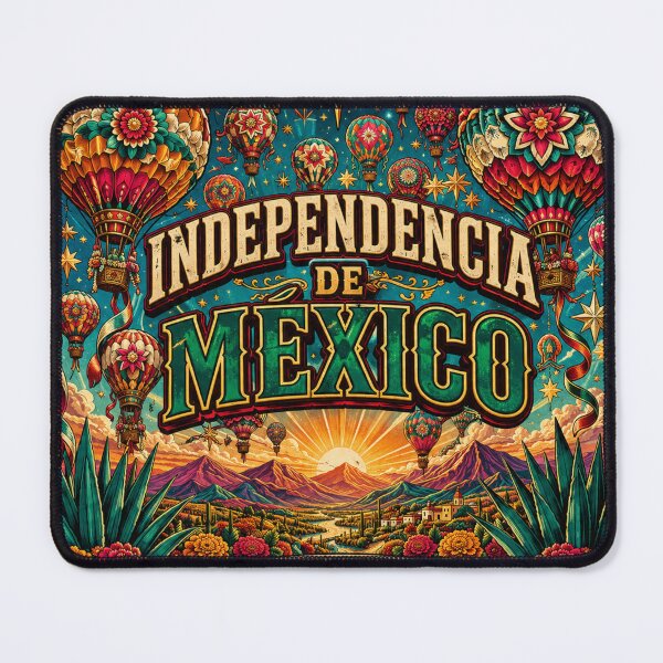 Item preview, Independencia De México Soar Together Hot Air Balloon Mexican Heritage Design designed and sold by irfanshikh.