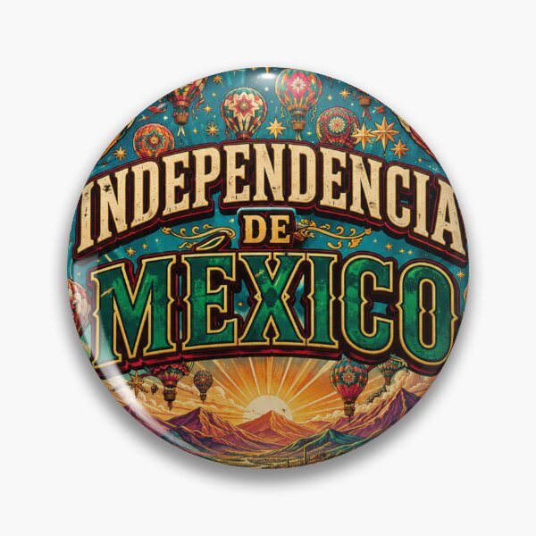 Item preview, Independencia De México Soar Together Hot Air Balloon Mexican Heritage Design designed and sold by irfanshikh.