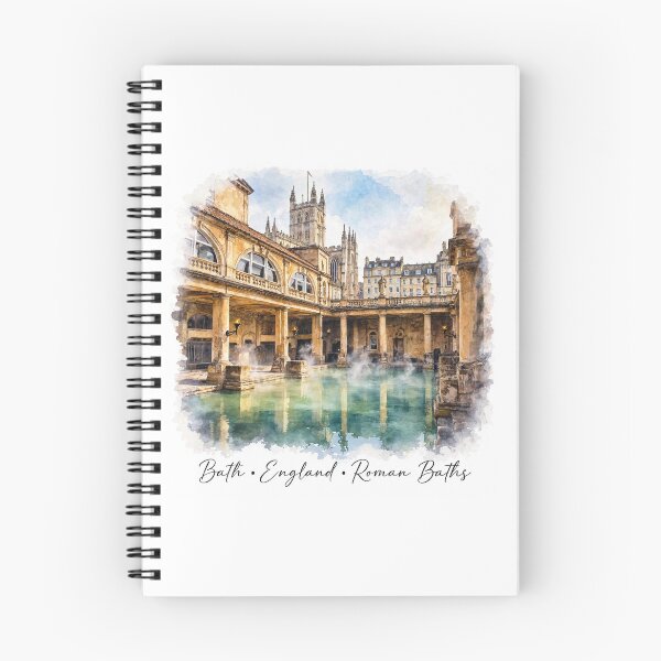 Item preview, Bath England Roman Baths Watercolour designed and sold by JIGUWORLD.