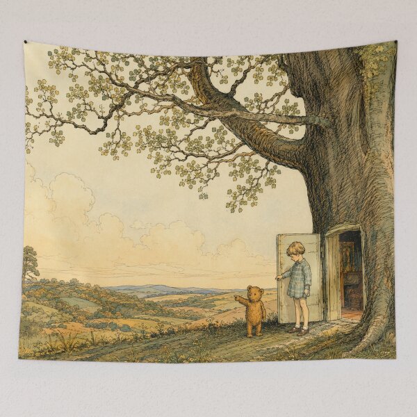 Item preview, Winnie the Pooh and Christopher Robbin designed and sold by RickE.
