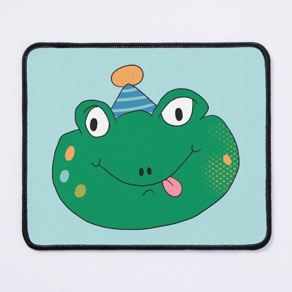 Item preview, Birthday Party Freddy Frog Head (Blue) designed and sold by yellowflowerhut.