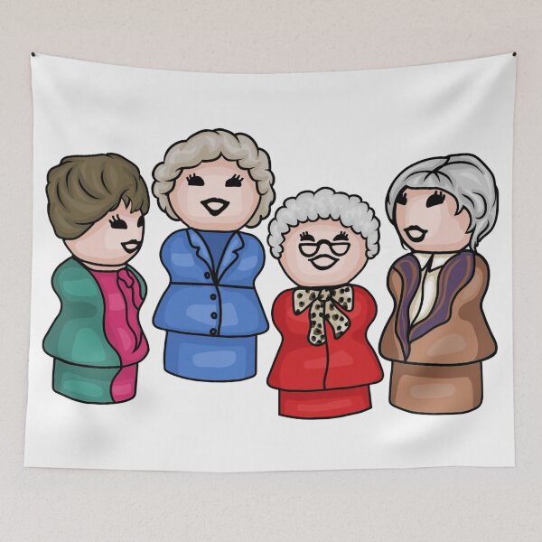 Item preview, Little Golden Girls designed and sold by Unhinged Heather.