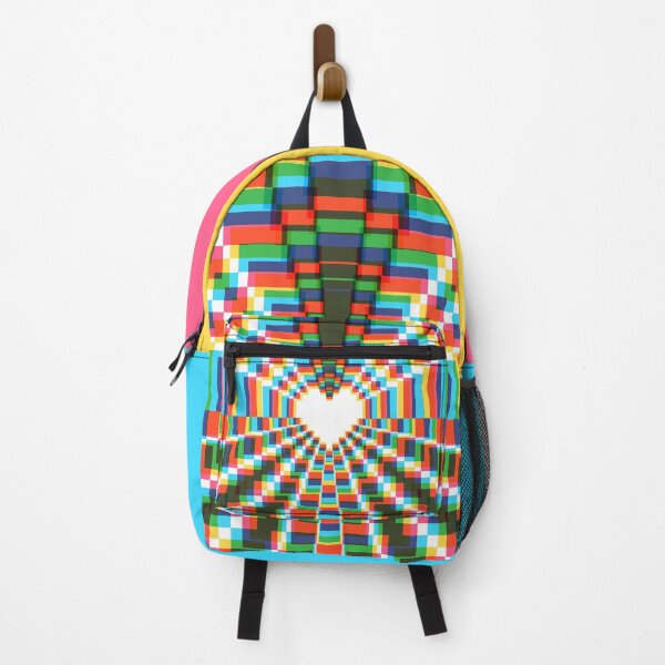 Item preview, Pixel Heart Kaleidoscope - soft CMYK designed and sold by animinimal.