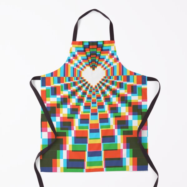Item preview, Pixel Heart Kaleidoscope - soft CMYK designed and sold by animinimal.
