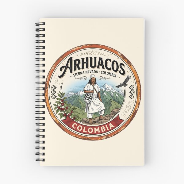 Item preview, Arhuaco Culture Sticker — Sierra Nevada Indigenous Heritage Badge designed and sold by ColombianaShop.