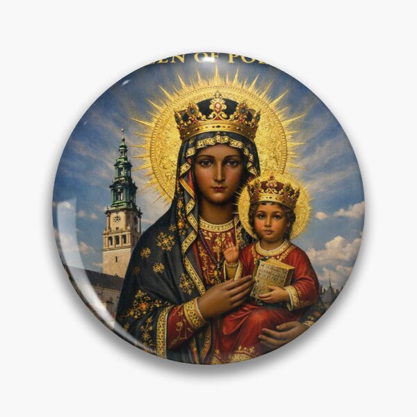 Item preview, Virgin Mary Częstochowa of Poland designed and sold by WarriorVision.