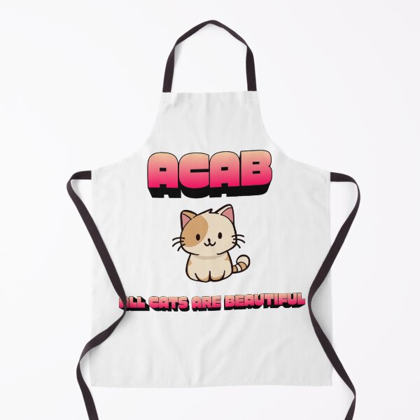 Item preview, Funny Cat Humor - ACAB All Cats Are Beautiful Cute Kitten Design designed and sold by Kerosene Design.