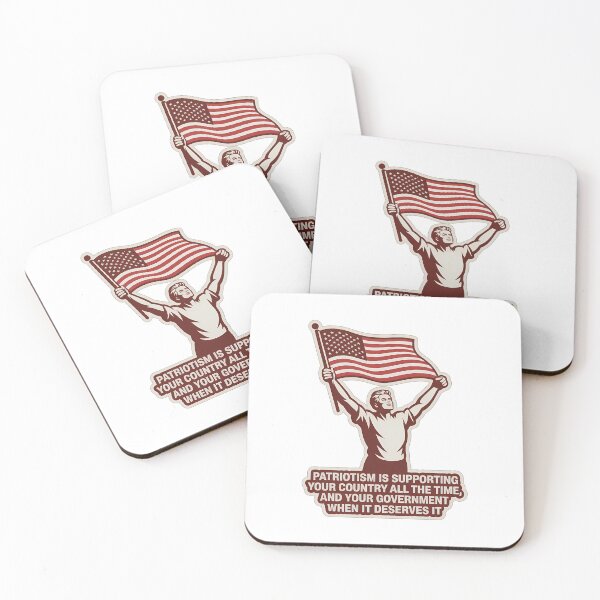 Item preview, Patriotic Individual with Flag Quote designed and sold by NiftyWrx.