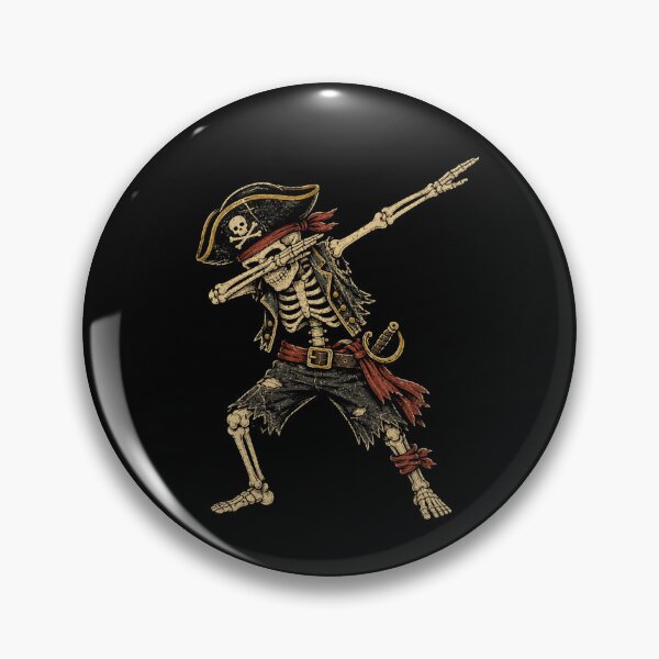Item preview, Retro Dabbing Pirate Skeleton Vintage Halloween  designed and sold by Moizento.
