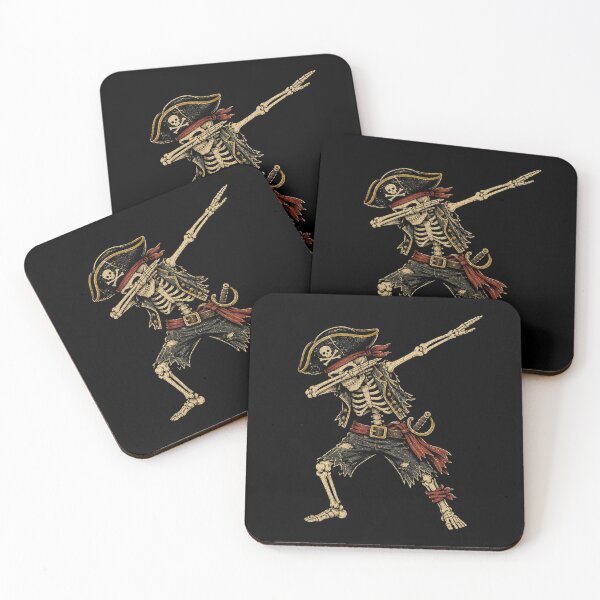 Item preview, Retro Dabbing Pirate Skeleton Vintage Halloween  designed and sold by Moizento.