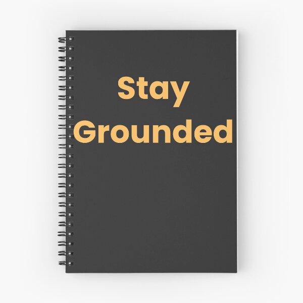 Item preview, Stay Grounded | Minimalist Quote T-Shirt designed and sold by MiniMuArt.