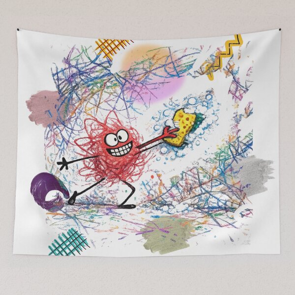 Item preview, Joyful Little Cleaner designed and sold by Bellassi.
