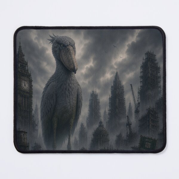 Item preview, Shoebill Kaiju | Vintage Japanese Woodblock Monster Art designed and sold by Vandy Fullam.