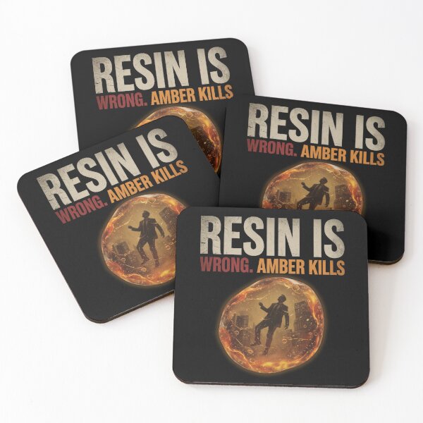 Item preview, Resin Is Wrong Amber Kills designed and sold by tomperys.