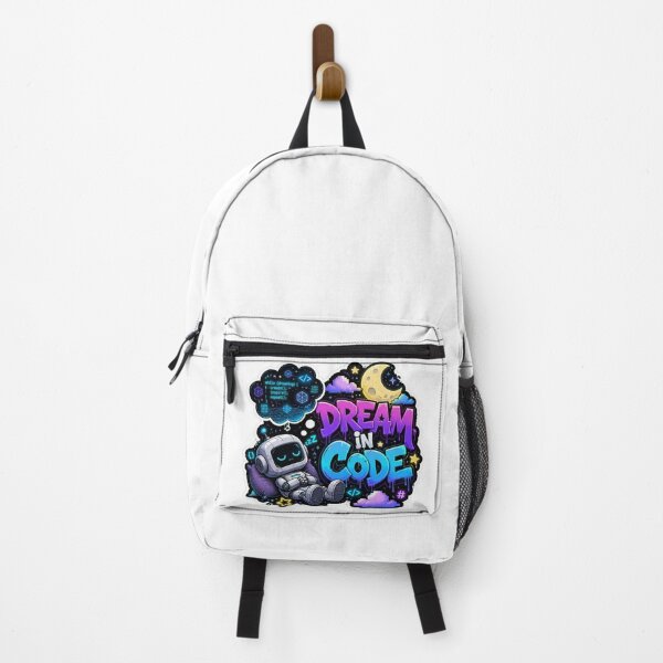 Item preview, DREAM IN CODE Graffiti Sticker PNG | Futuristic Robot Programmer Art | Cyber AI Coding Aesthetic | Tech Laptop Vinyl Decal | Developer Gift designed and sold by Stylestickers55.