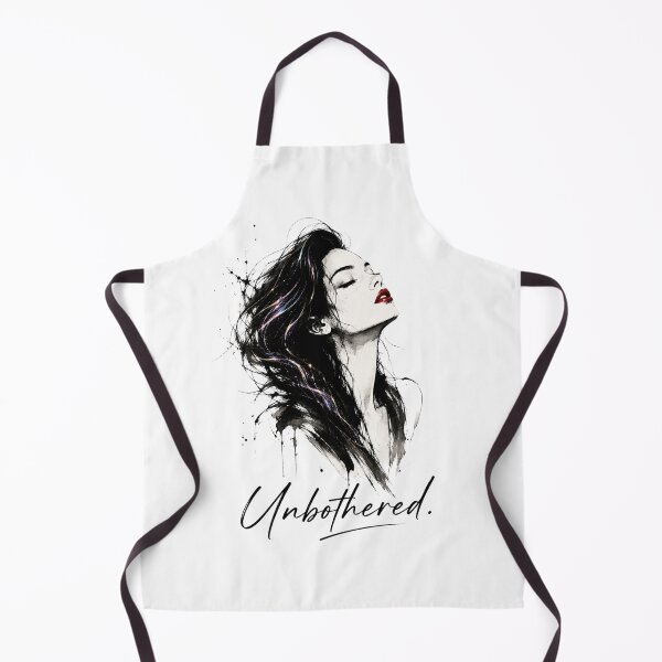 Item preview, Unbothered | Minimalist Fashion Illustration with Quote designed and sold by KireaDesigns.