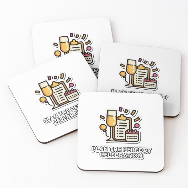 Item preview, Minimalist Party Planner Icon with Confetti designed and sold by NiftyWrx.