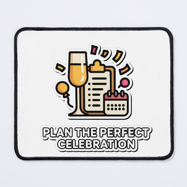 Item preview, Minimalist Party Planner Icon with Confetti designed and sold by NiftyWrx.