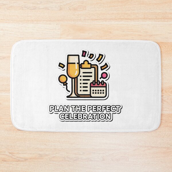 Item preview, Minimalist Party Planner Icon with Confetti designed and sold by NiftyWrx.
