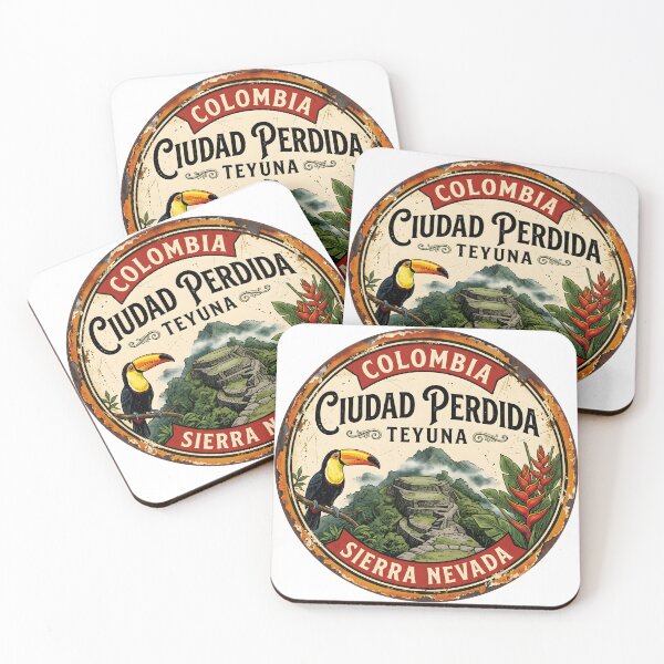 Item preview, Ciudad Perdida Colombia — Lost City Trekking Vintage Badge designed and sold by ColombianaShop.