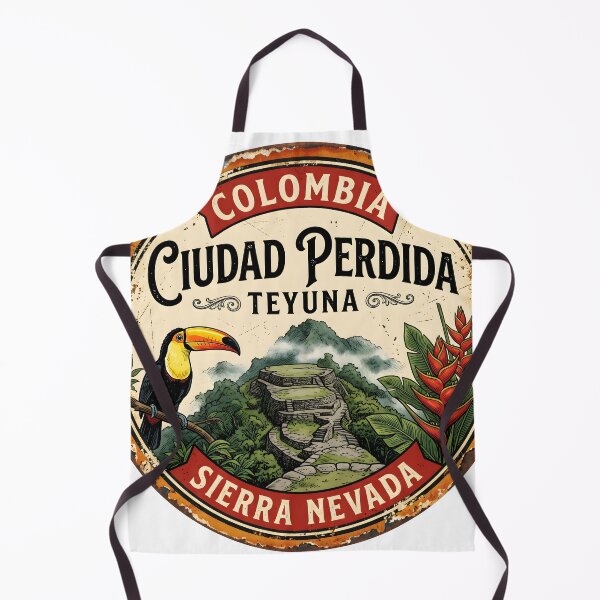 Item preview, Ciudad Perdida Colombia — Lost City Trekking Vintage Badge designed and sold by ColombianaShop.