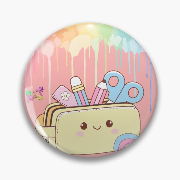 Item preview, Cute Kawaii Pencil Case and Stationery Illustration.  designed and sold by DodoCraft3.