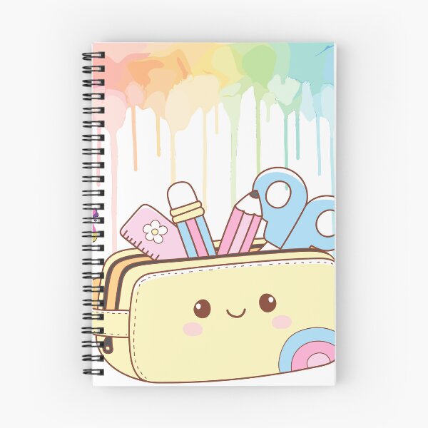 Item preview, Cute Kawaii Pencil Case and Stationery Illustration.  designed and sold by DodoCraft3.