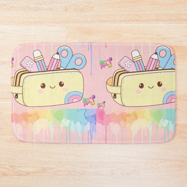 Item preview, Cute Kawaii Pencil Case and Stationery Illustration.  designed and sold by DodoCraft3.