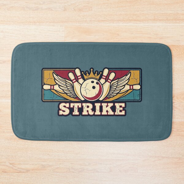 Item preview, Bowling Strike Kingpin Wings Retro Emblem designed and sold by KiwiRider.